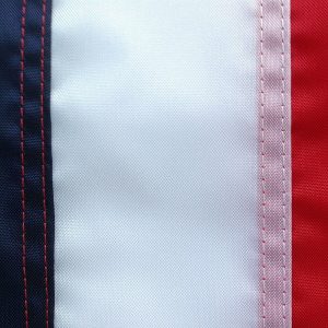 sewn flag stripes red white and blue