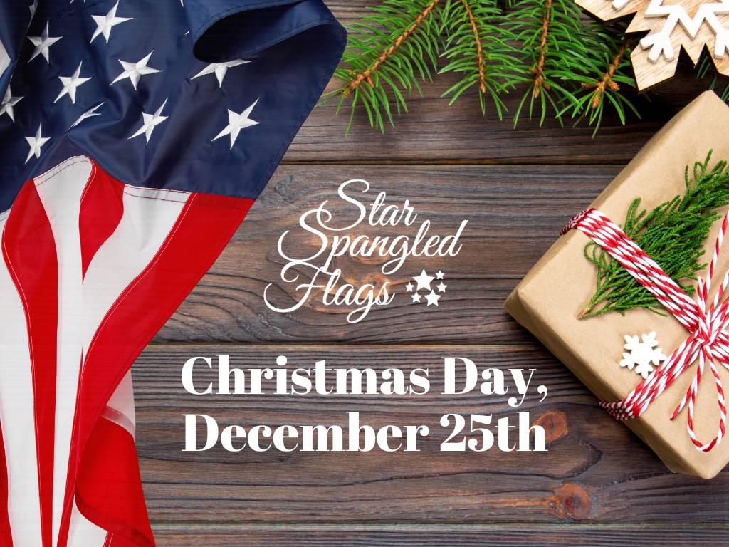 Christmas Day flag holiday