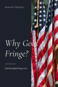 Yellow Fringe on American flag