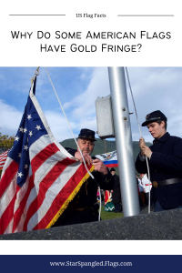 Gold Fringe flag