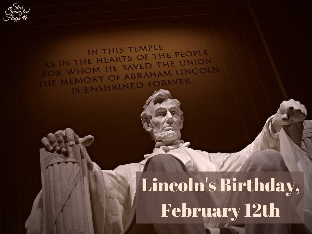 Lincoln's Birthday flag holiday