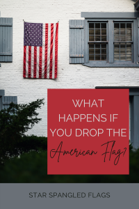 drop American flag