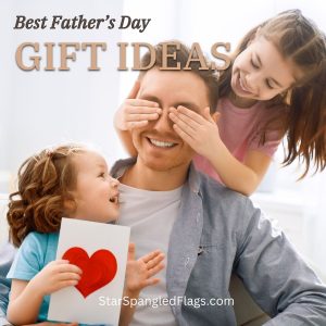 fathers day gift ideas pictured with a father and 2 daughters