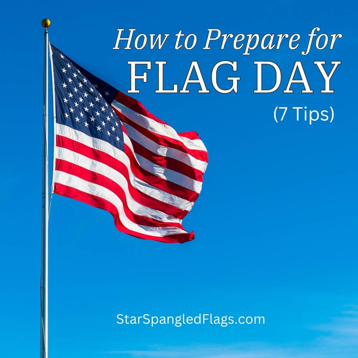 American flag care to help flags last longer.