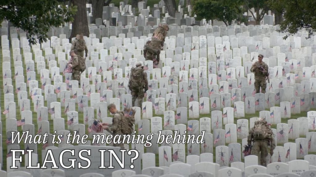 army soldiers participating in flags in ceremony at arlington national cemetery